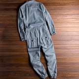 Hollis men's button front workwear jumpsuit, view 6