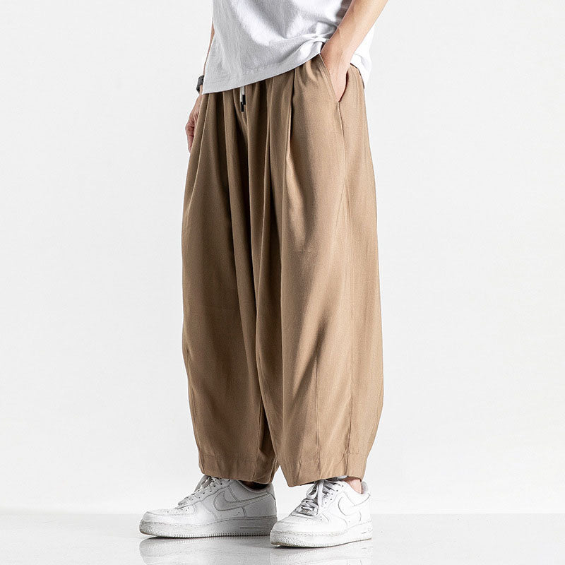 Loic men's balloon leg drawstring pants, view 8