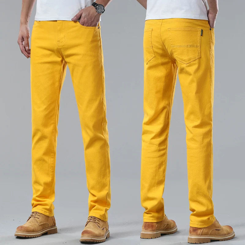 Stanley men's slim fit colour pants, view 7
