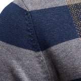 Walker - Checked Crew Neck Sweater
