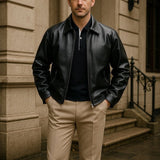 Jeff - Casual Leather Jacket