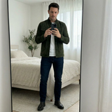 Otis men's genuine suede utility jacket, view 7