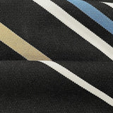 Riley - White Polo with Multicolour Stripes