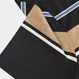 Riley - White Polo with Multicolour Stripes