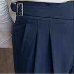 Gil men's high waist buckle dress pants, view 12