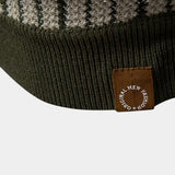 Quinn - Striped Knit Polo with Button Placket