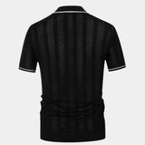 Parker - Cream Knit Zip Polo
