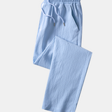 Arthur - Crinkle Texture Straight Leg Pants