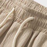 Arthur - Crinkle Texture Straight Leg Pants