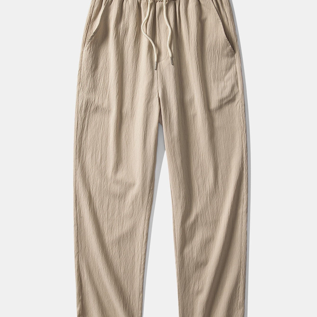 Arthur - Crinkle Texture Straight Leg Pants