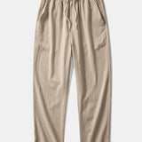 Arthur - Crinkle Texture Straight Leg Pants