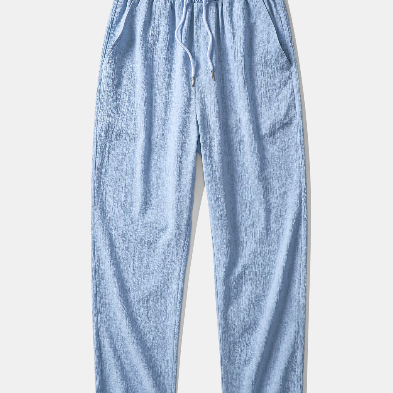 Arthur - Crinkle Texture Straight Leg Pants