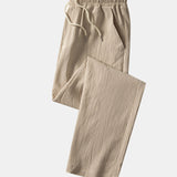 Arthur - Crinkle Texture Straight Leg Pants