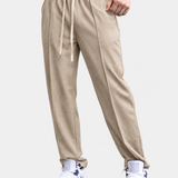 Arthur - Crinkle Texture Straight Leg Pants
