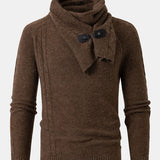 Rhys - Sweater with Detachable Shawl Collar