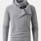 Rhys - Sweater with Detachable Shawl Collar