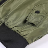 Knox - Bomber Jacket with Funnel Neck Collar
