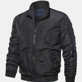 Knox - Bomber Jacket with Funnel Neck Collar