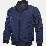 Knox - Bomber Jacket with Funnel Neck Collar