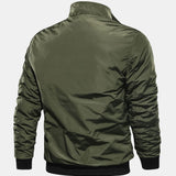 Knox - Bomber Jacket with Funnel Neck Collar