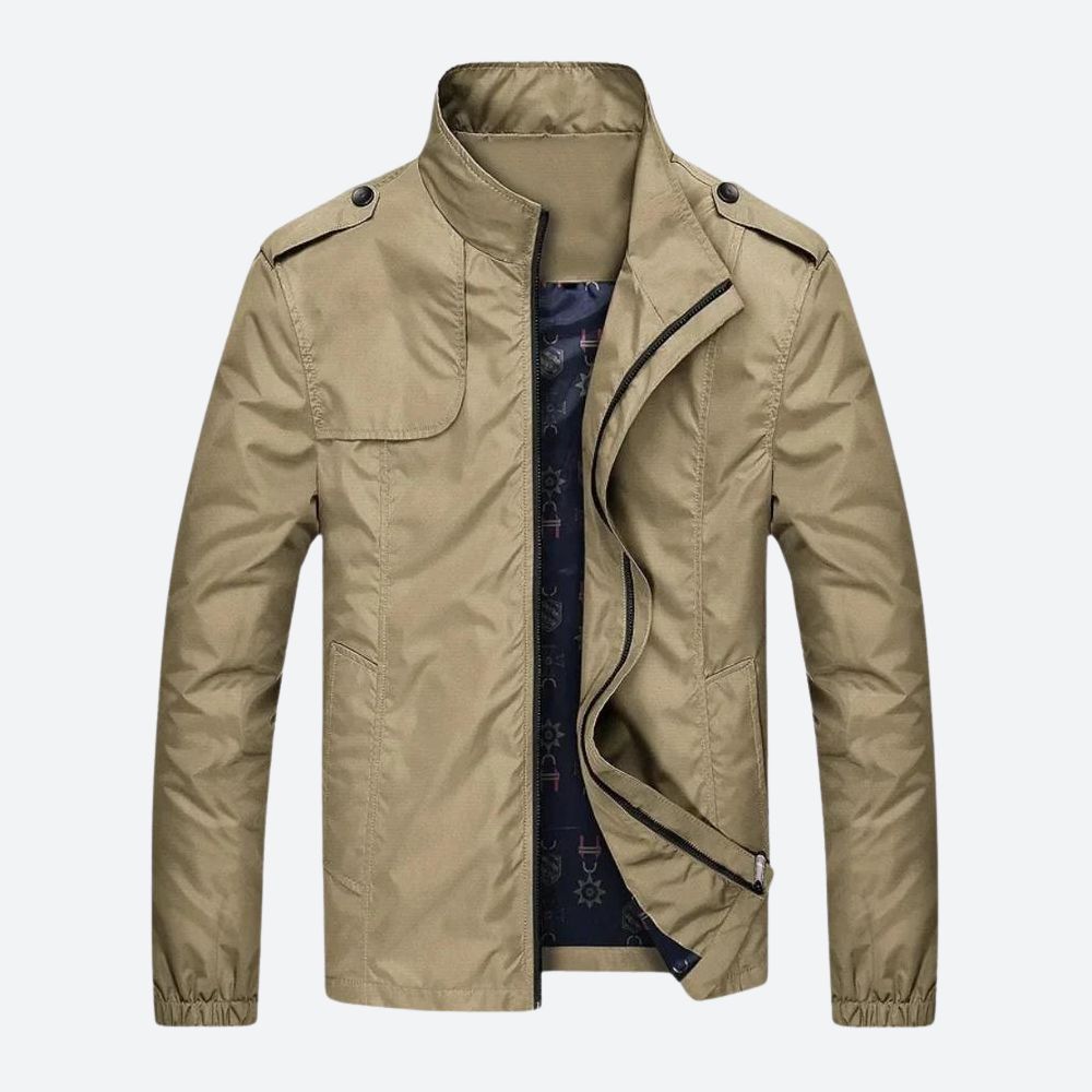Desmond men's military jacket in Khaki, view 6