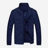 Desmond men's military jacket in Dark Blue, view 3