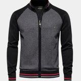 Peter - Zip-Up Knit Cardigan