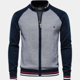 Peter - Zip-Up Knit Cardigan