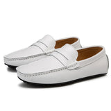 Victor - Relaxed Fit Leather Summer Loafers