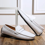 Victor - Relaxed Fit Leather Summer Loafers