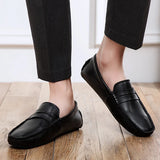Victor - Relaxed Fit Leather Summer Loafers