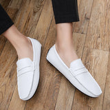 Victor - Relaxed Fit Leather Summer Loafers