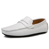 Victor - Relaxed Fit Leather Summer Loafers