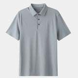 Mitchell - Sage Green Polo with Classic Collar
