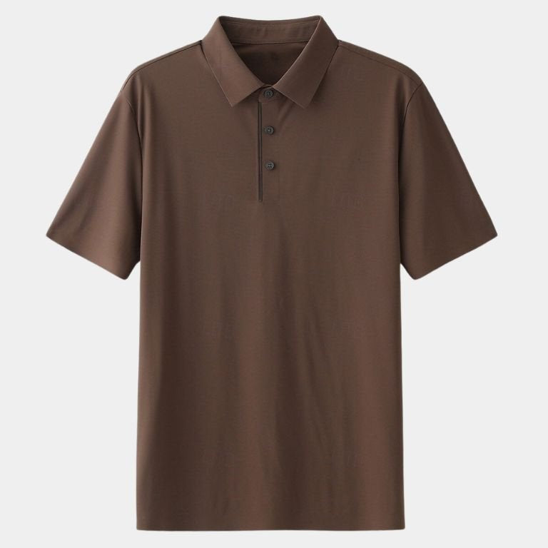 Mitchell - Sage Green Polo with Classic Collar
