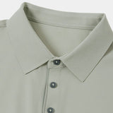 Mitchell - Sage Green Polo with Classic Collar