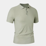Mitchell - Sage Green Polo with Classic Collar