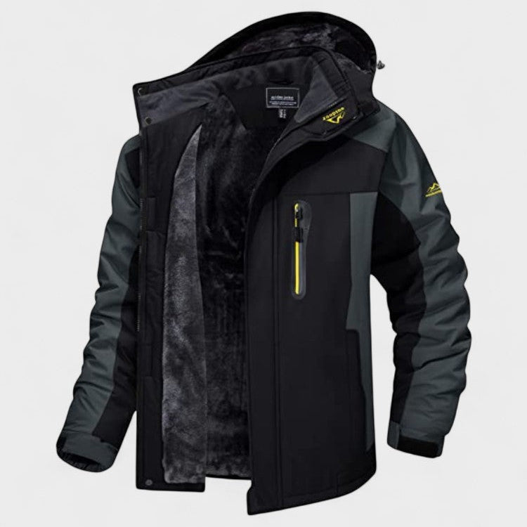 Colin - Green Hooded Outdoor Jacket