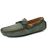 Theo - Hand-Finished Suede Loafers