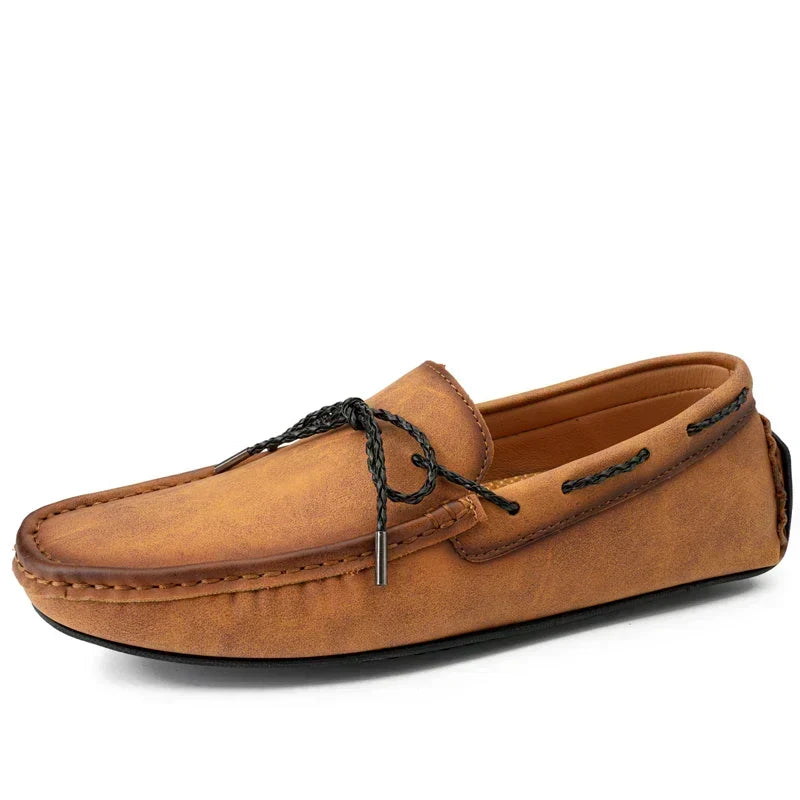 Theo - Hand-Finished Suede Loafers