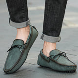 Theo - Hand-Finished Suede Loafers