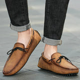 Theo - Hand-Finished Suede Loafers