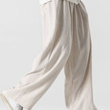 Remi - Wide Leg Linen Cotton Pants