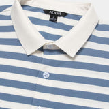 Kevin - Blue Striped Polo