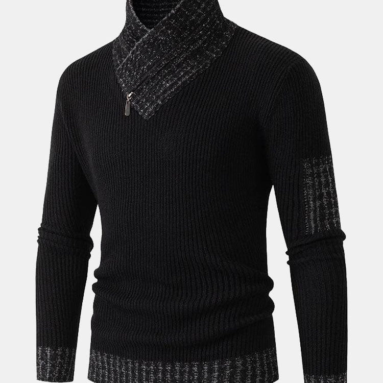 Nash - Contrast Turtleneck Sweater