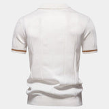 Lane - Knit Zip Collar Polo