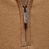 Lane - Knit Zip Collar Polo