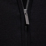 Lane - Knit Zip Collar Polo