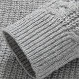 Gordon - Turtleneck Sweater with Leather Buckle Details
