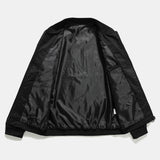 Preston - Zip-Up Bomber Jacket with Text Print